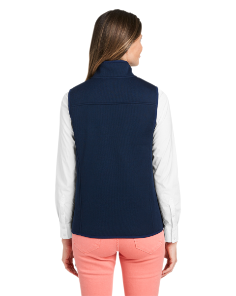 Shop Womens Sweater Fleece Vest - Minnesota Vikings at vineyard vines